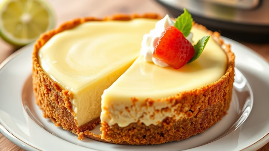 instant pot key lime cheesecake