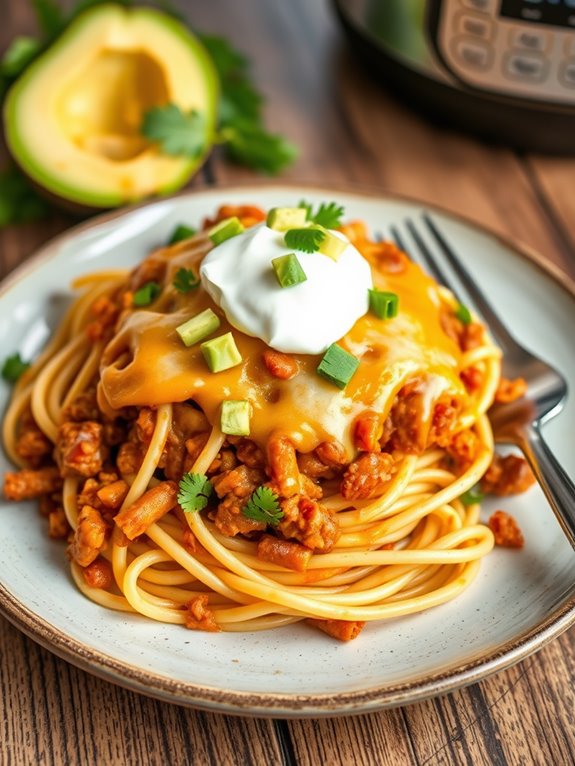 instant pot taco pasta