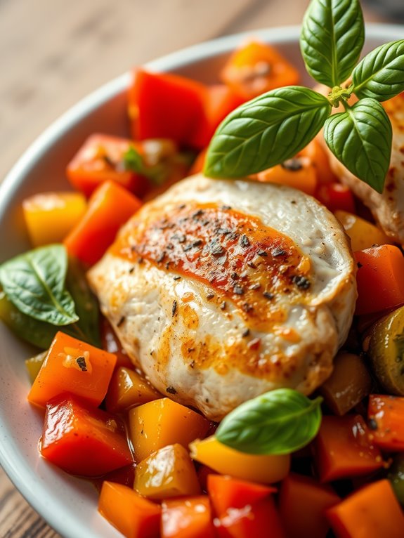 italian chicken with peppers