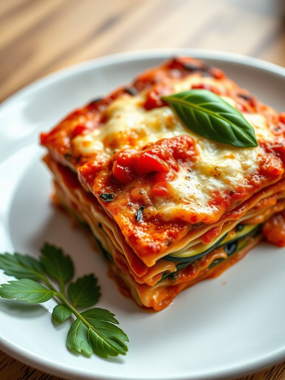 italian sausage zucchini lasagna