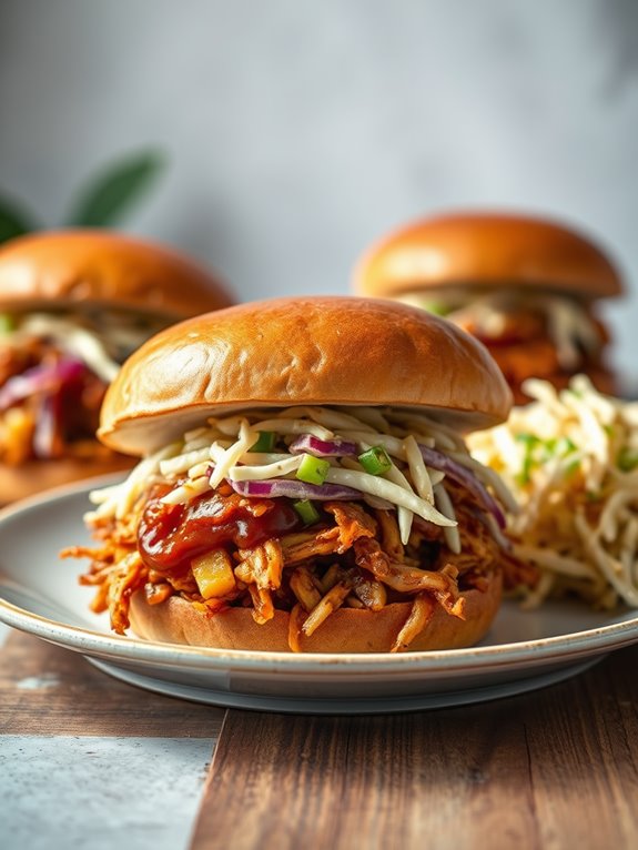 jackfruit sandwiches with flavor