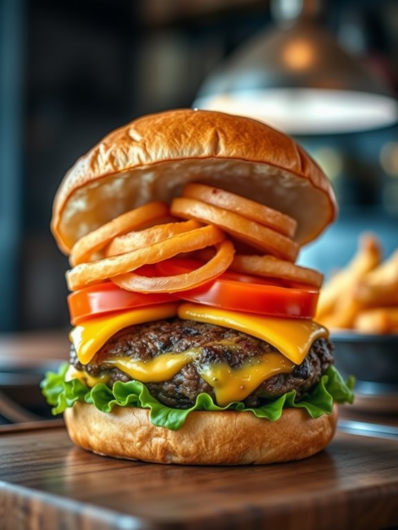 juicy classic beef burger