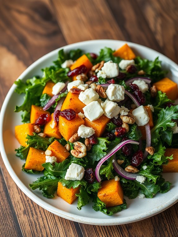 kale and sweet potato salad