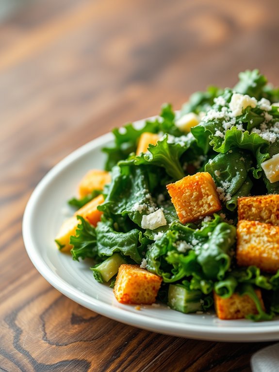 kale based caesar salad recipe