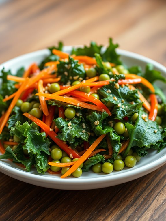 kale salad with sesame