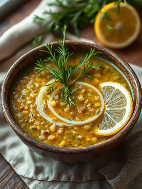 lemon and dill soup