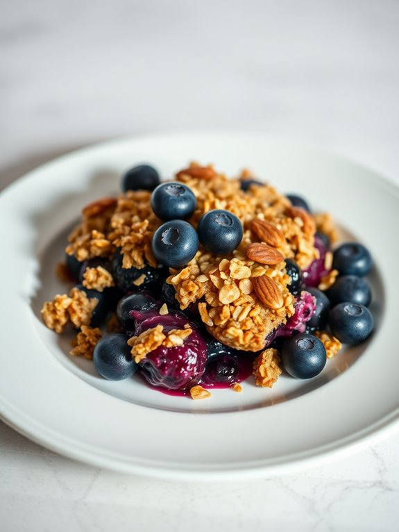 lemon blueberry almond dessert