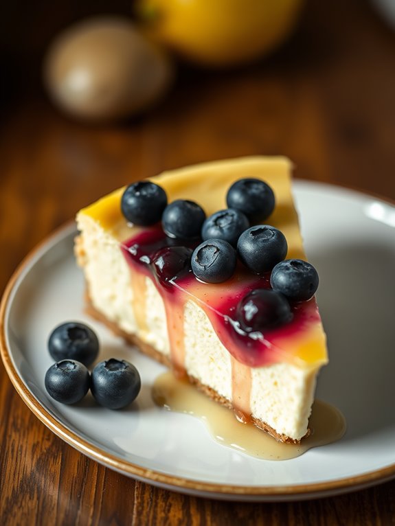 lemon blueberry keto dessert