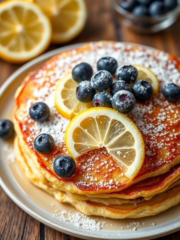 lemon blueberry pancake recipe