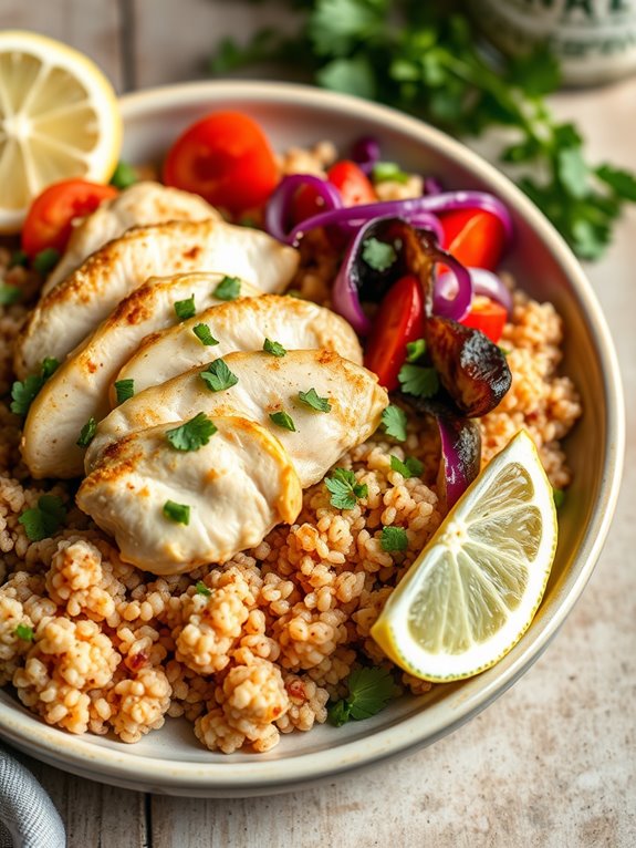 lemon chicken quinoa recipe