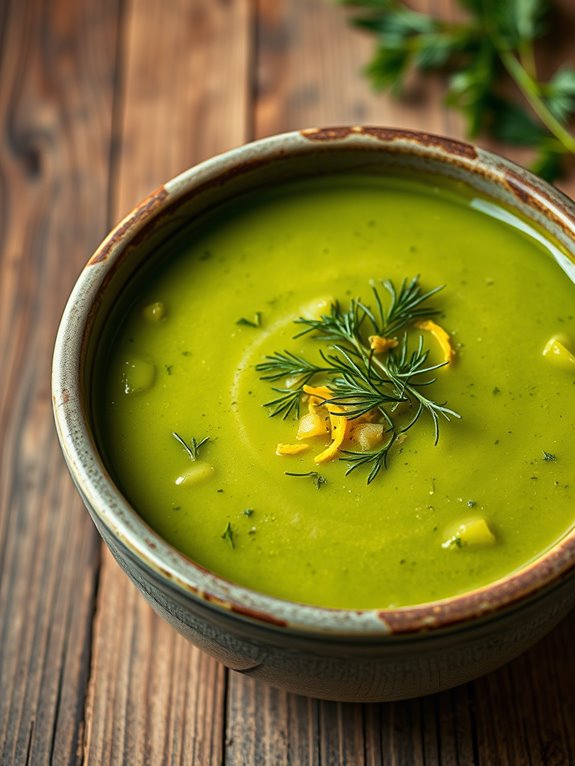 lemon dill flavored split pea