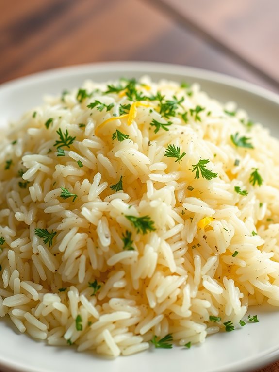 lemon flavored jasmine rice