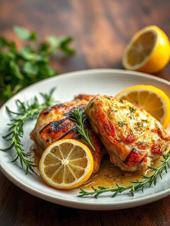 lemon herb chicken thighs