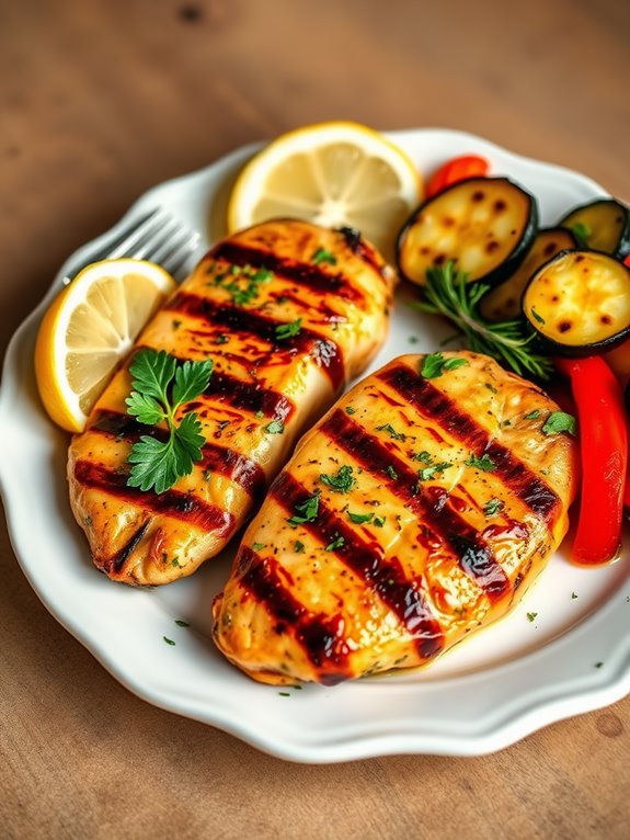 lemon herb marinated chicken