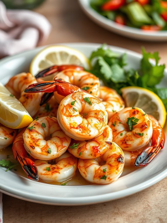 lemon herb marinated shrimp