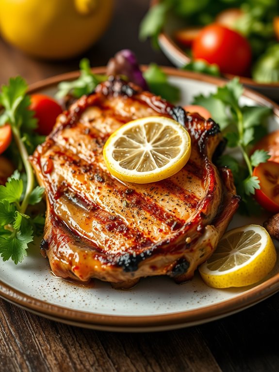 lemon pepper seasoned chops