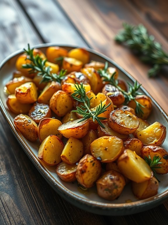 lemon rosemary flavored potatoes