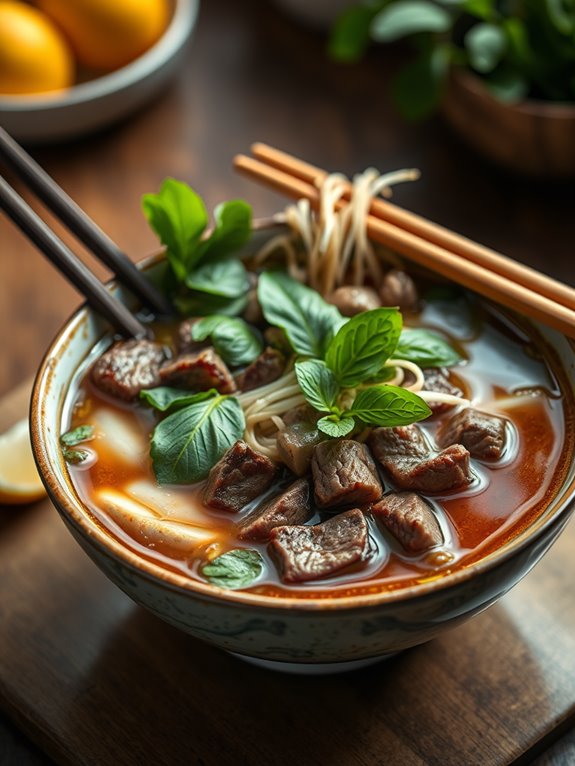 lemongrass beef pho instructions