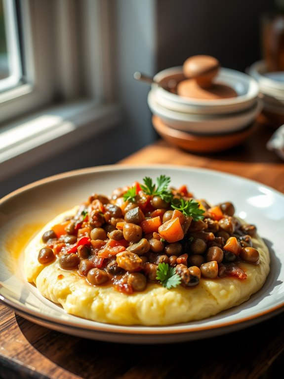 lentil based vegetable sauce