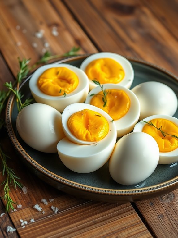 light and airy eggs