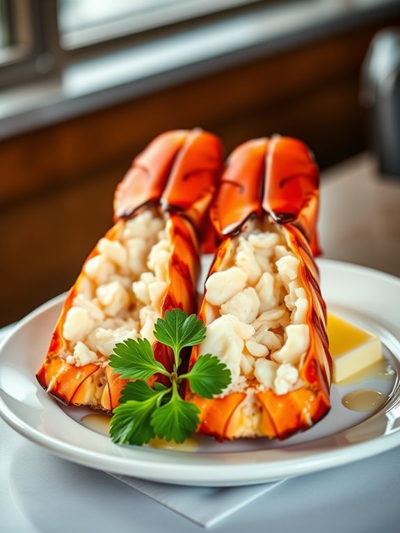 lobster tail gourmet dish