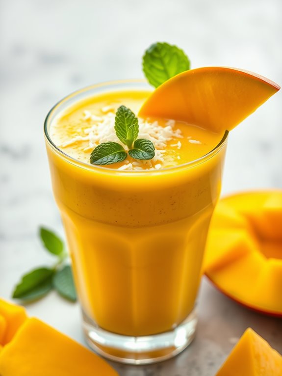 mango coconut smoothie bliss