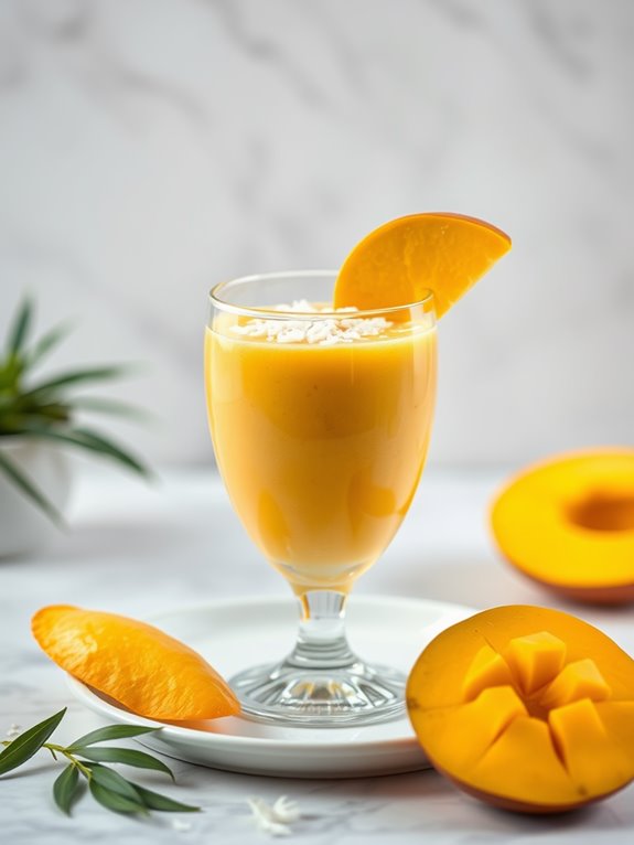 mango coconut smoothie delight