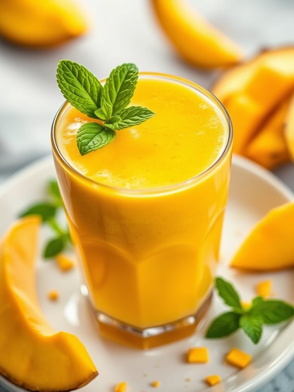 mango coconut smoothie delight