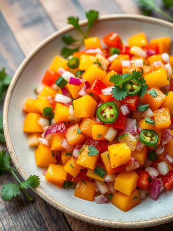 mango salsa with spice