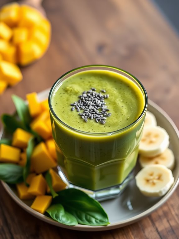 mango spinach smoothie recipe