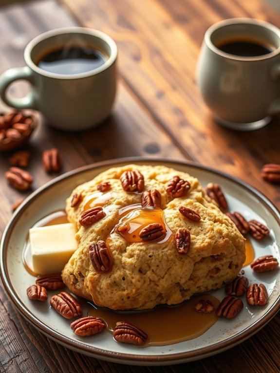 maple flavored nutty pastries