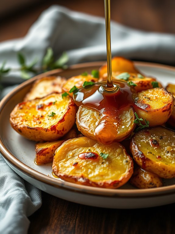 maple flavored smashed potatoes recipe