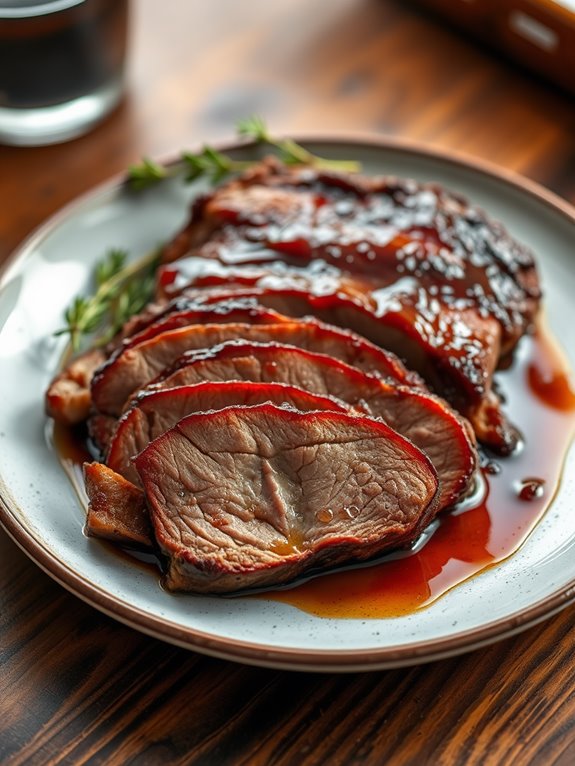 maple glazed brisket recipe