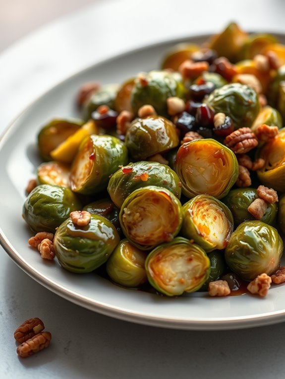 maple glazed brussels sprouts recipe