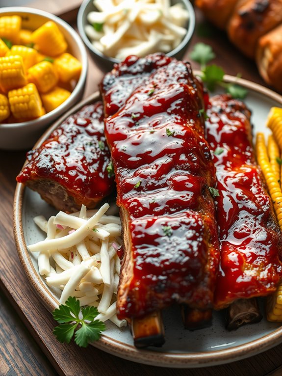 maple glazed ribs recipe