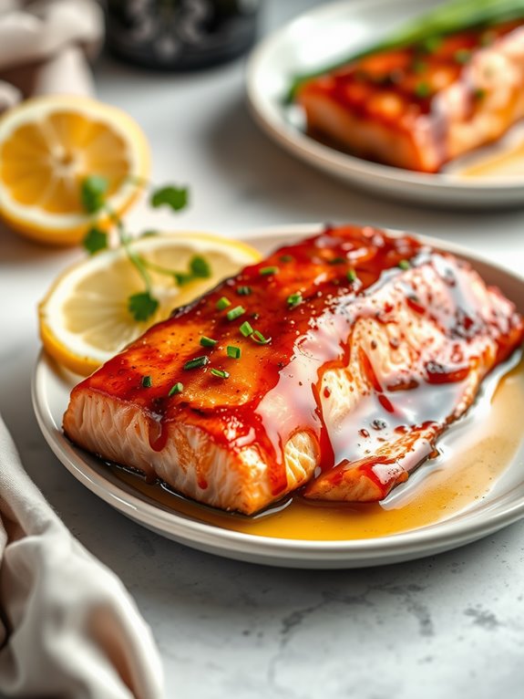 maple glazed salmon recipe