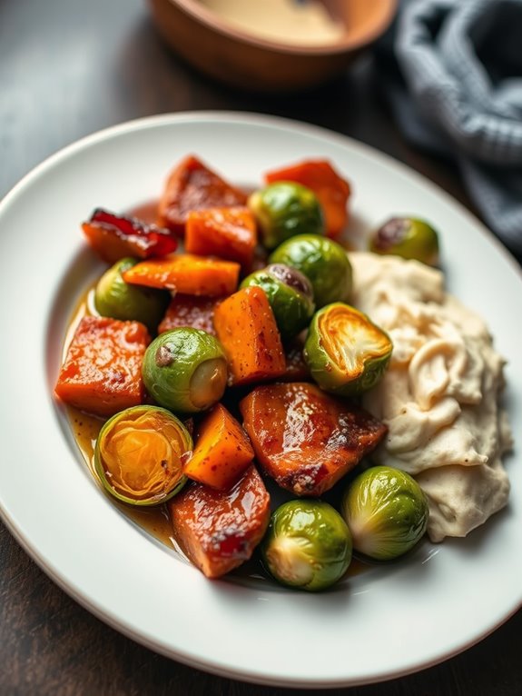 maple glazed vegetables recipe