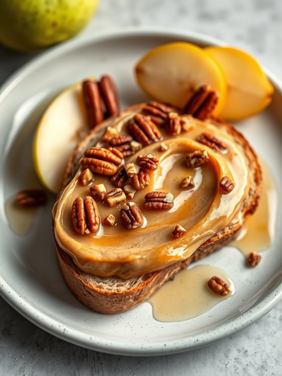 maple pecan flavored spread