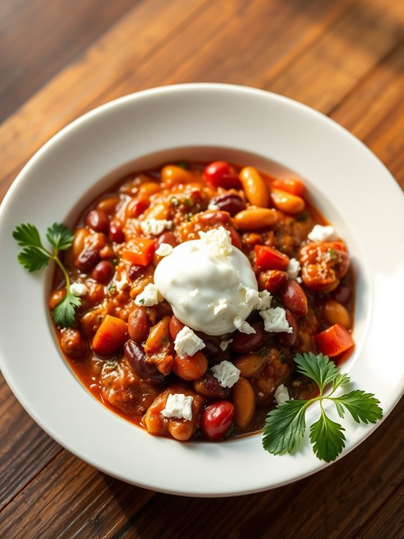 mediterranean 5 bean chili recipe