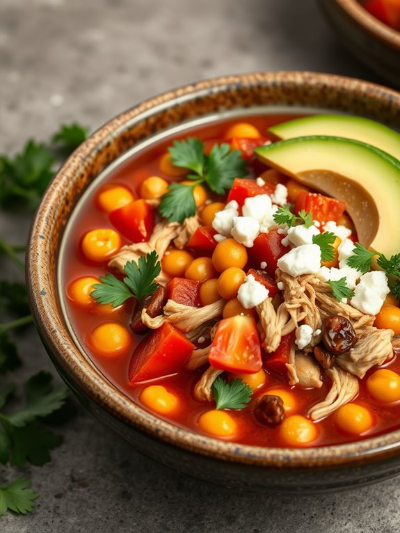 mediterranean chicken taco soup