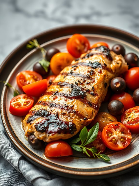 mediterranean chicken with olives