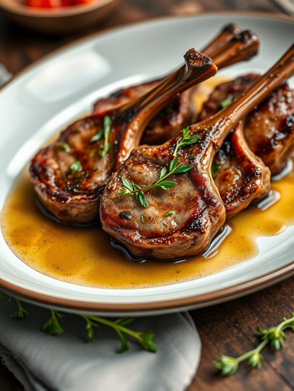 mediterranean marinated lamb chops