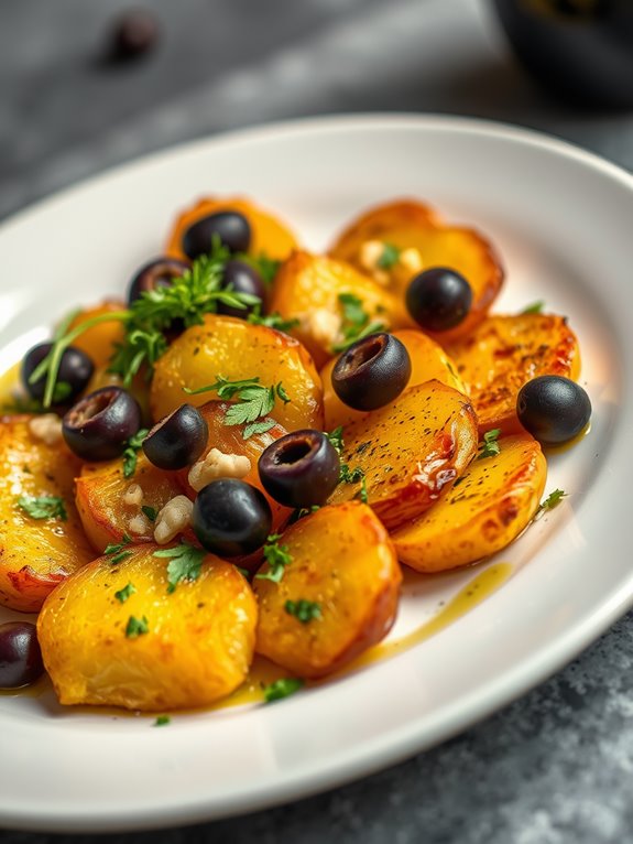 mediterranean olive potato dish