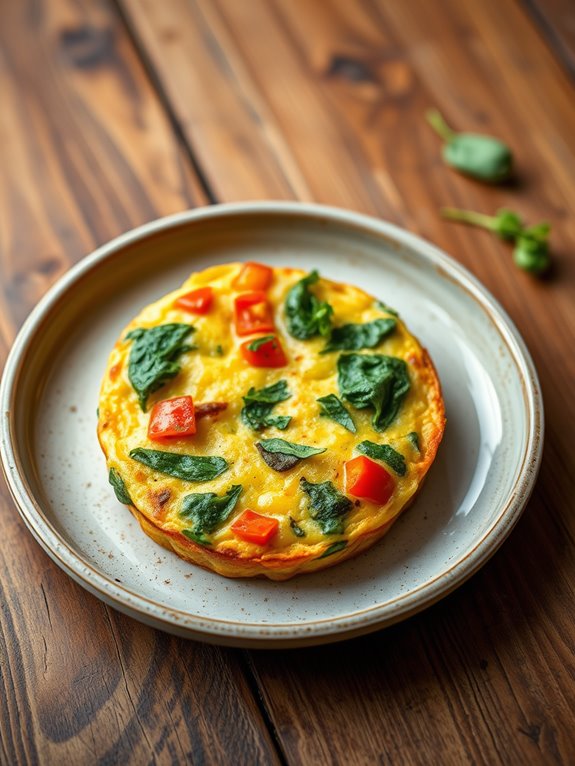 mini vegetable frittata recipe