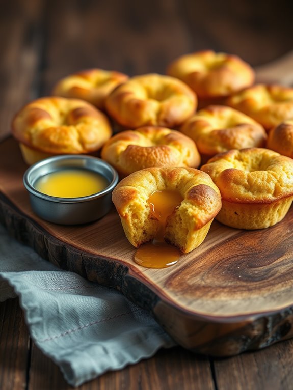 miniature cornbread baked treats