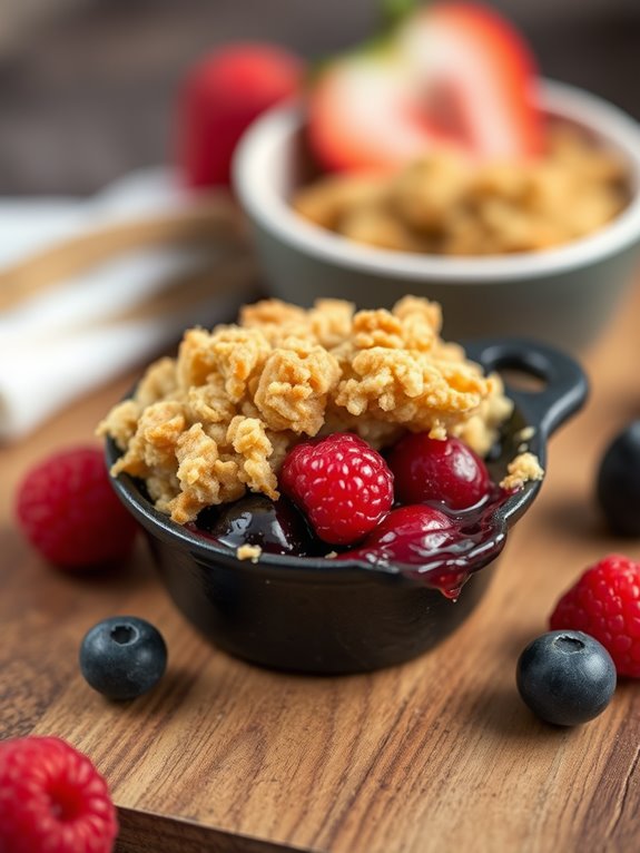 miniature fruit dessert treats