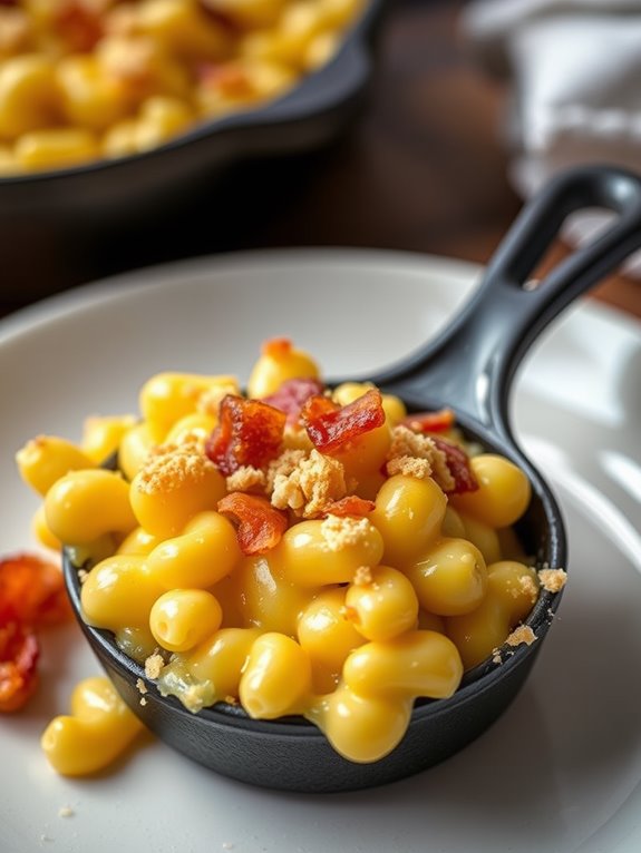 miniature skillet cheese dish