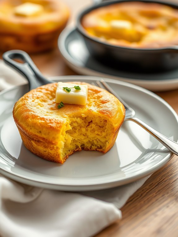 miniature skillet cornbread recipe