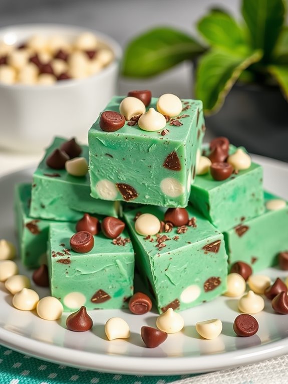 minty chocolate fudge treat