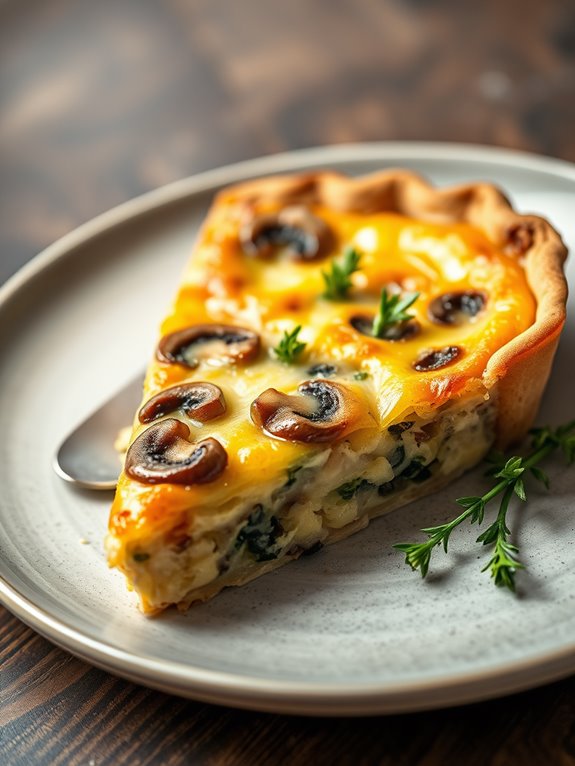 mushroom gruy re savory tart